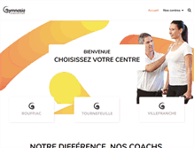Tablet Screenshot of gymnasia.fr